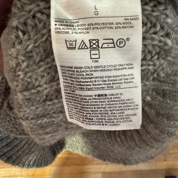 Banana Republic Heather Gray Cardigan Sweater - Picture 5 of 5